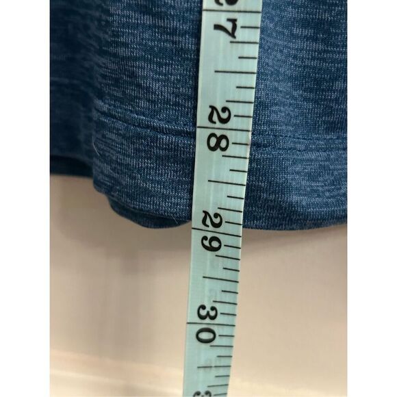 Under Armor Men's Heatgear Polo Shirt sz M teal blue Space dye Golf Stretch Comf - Picture 8 of 8